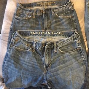 4 pairs of American Eagle jeans
